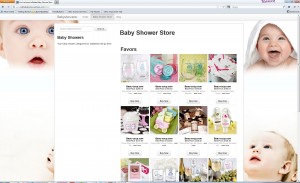 Store with background images
